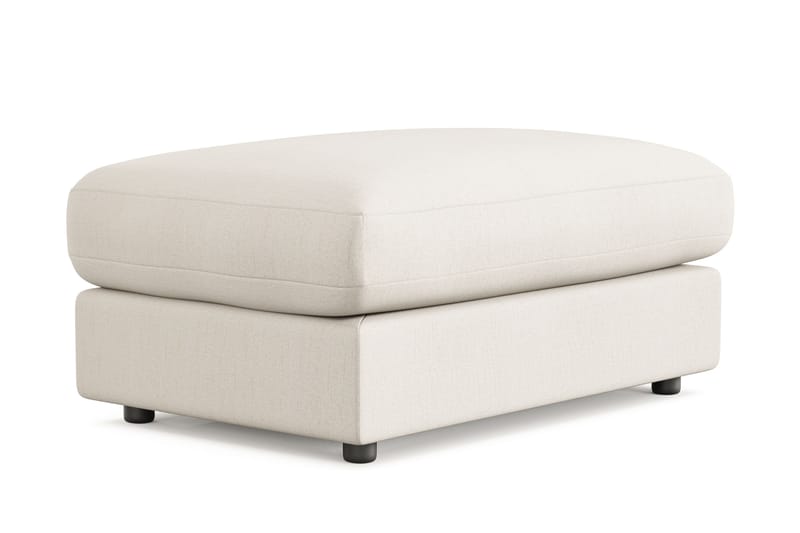 Adelsö by Gynning Rektangulär Fotpall i Tyg - Ljusbeige - Möbler - Fåtölj & stolar - Pall & puff - Fotpallar