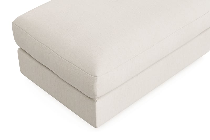 Adelsö by Gynning Rektangulär Fotpall i Tyg - Ljusbeige - Möbler - Fåtölj & stolar - Pall & puff - Fotpallar