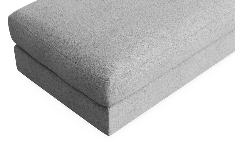 Adelsö by Gynning Rektangulär Fotpall i Tyg - Ljusgrå - Möbler - Fåtölj & stolar - Pall & puff - Fotpallar