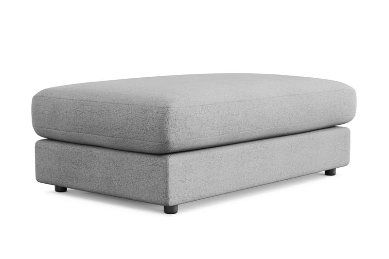 Adelsö by Gynning Rektangulär Fotpall i Tyg - Ljusgrå - Möbler - Fåtölj & stolar - Pall & puff - Fotpallar