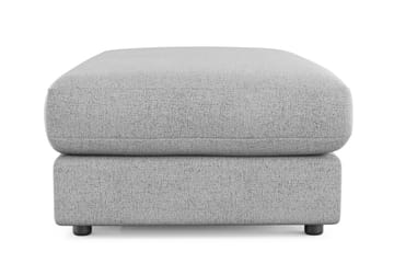 Adelsö by Gynning Rektangulär Fotpall i Tyg - Ljusgrå - Möbler - Fåtölj & stolar - Pall & puff - Fotpallar