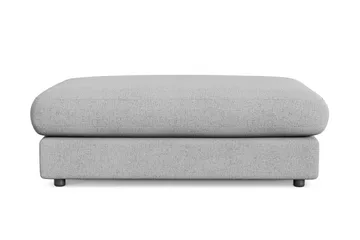 Adelsö by Gynning Rektangulär Fotpall i Tyg - Ljusgrå - Möbler - Fåtölj & stolar - Pall & puff - Fotpallar