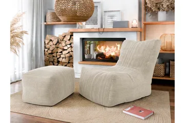 Afridi Sittpuff Utomhus 100 cm - Beige - Möbler - Fåtölj & stolar - Pall & puff - Sittpuff