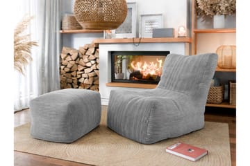 Afridi Sittpuff Utomhus 100 cm - Grå - Möbler - Fåtölj & stolar - Pall & puff - Sittpuff