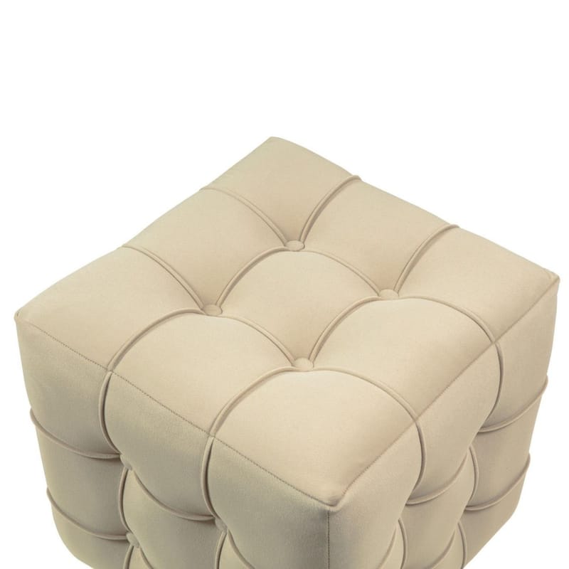 Ameias Sittpuff 42 cm - Cream - Möbler - Fåtölj & stolar - Pall & puff - Sittpuff