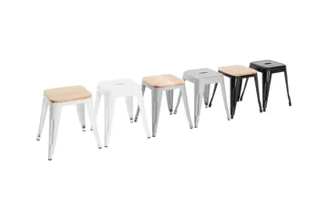 Amparo Pall - Grå - Möbler - Fåt ölj & stolar - Pall & puff