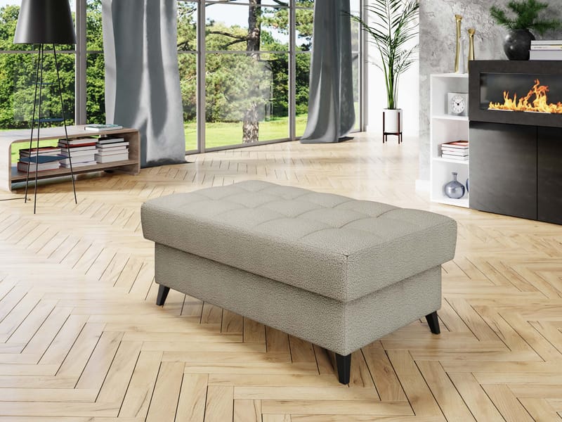 Amshyttan Fotpall 106 cm - Beige - Möbler - Fåtölj & stolar - Pall & puff - Fotpallar