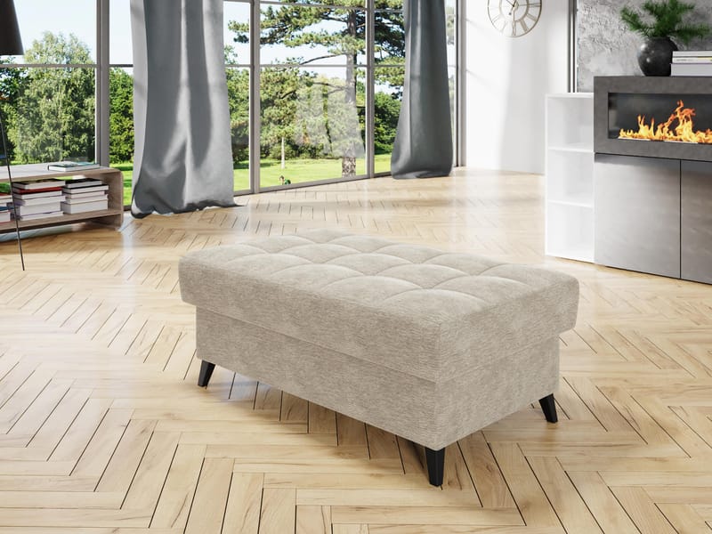 Amshyttan Fotpall 106 cm - Beige - Möbler - Fåtölj & stolar - Pall & puff - Sittpuff