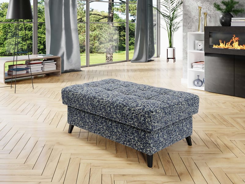 Amshyttan Fotpall 106 cm - Blå - Möbler - Fåtölj & stolar - Pall & puff - Fotpallar