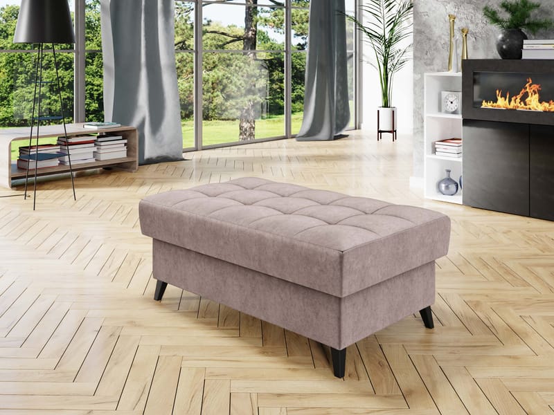 Amshyttan Fotpall 106 cm - Rosa - Möbler - Fåtölj & stolar - Pall & puff - Fotpallar