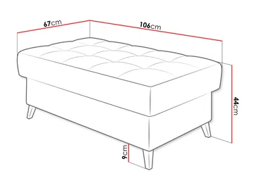 Amshyttan Fotpall 106 cm - Möbler - Fåtölj & stolar - Pall & puff - Sittpuff