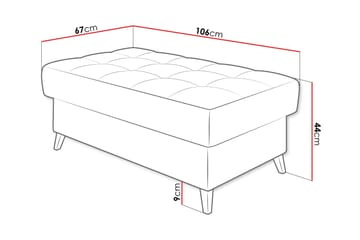 Amshyttan Sittpuff - Beige - Möbler - Fåtölj & stolar - Pall & puff - Sittpuff