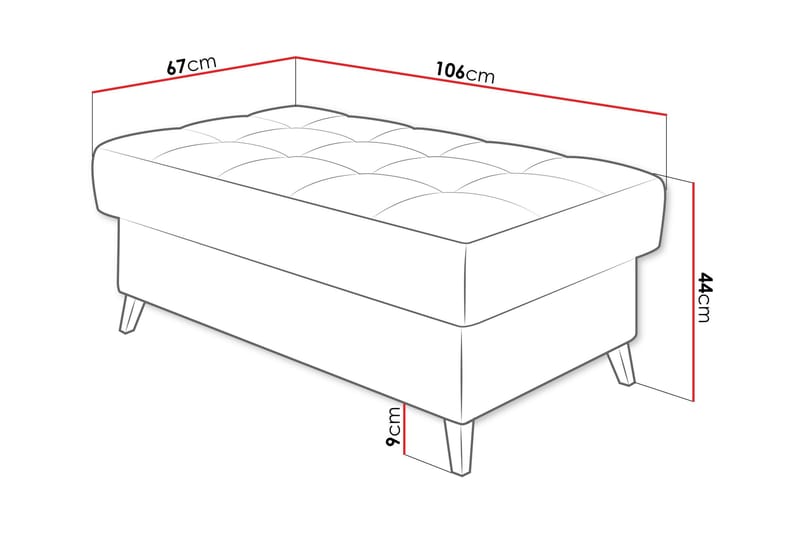 Amshyttan Sittpuff - Brun - Möbler - Fåtölj & stolar - Pall & puff - Sittpuff