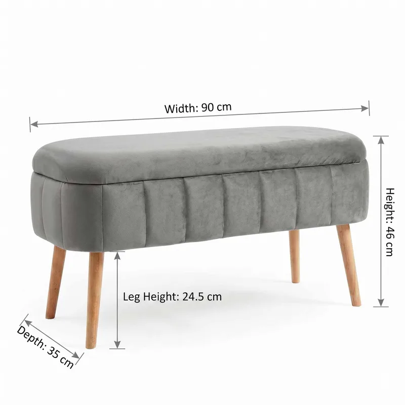 Armenia Sittpuff med förvaring 90 cm - Möbler - Fåtölj & stolar - Pall & puff - Sittpuff