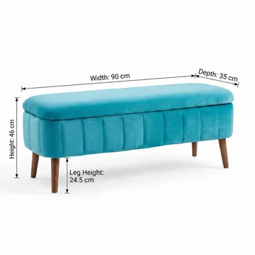 Armenia Sittpuff med förvaring 90 cm - Möbler - Fåtölj & stolar - Pall & puff - Sittpuff
