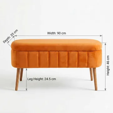 Armenia Sittpuff med förvaring 90 cm - Möbler - Fåtölj & stolar - Pall & puff - Sittpuff