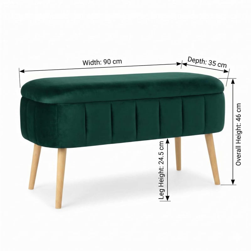 Armenia Sittpuff med förvaring 90 cm - Möbler - Fåtölj & stolar - Pall & puff - Sittpuff