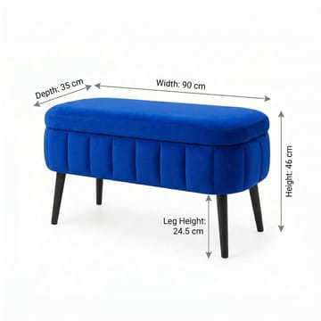 Armenia Sittpuff med förvaring 90 cm - Möbler - Fåtölj & stolar - Pall & puff - Sittpuff