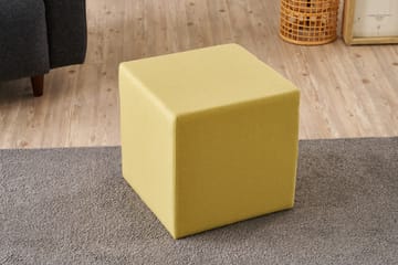 Azoula Sittpuff 40 cm - Gul - Möbler - Fåtölj & stolar - Pall & puff - Sittpuff