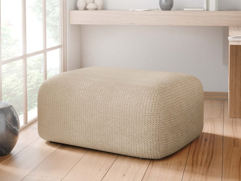 Barile Fotpall 70 cm - Brun - Möbler - Fåtölj & stolar - Pall & puff - Fotpallar