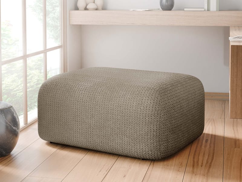 Barile Fotpall 70 cm - Brun - Möbler - Fåtölj & stolar - Pall & puff - Fotpallar