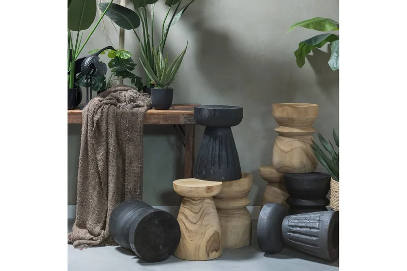 Bikkel Sittpall - Svart - Möbler - Fåtölj & stolar - Pall & puff