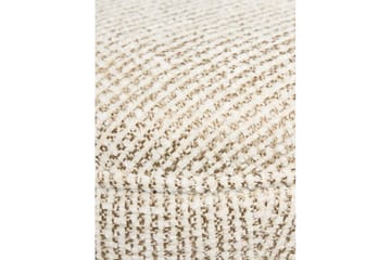 Brenric Howard fotpall 38 cm - Cream/Valnöt - Möbler - Fåtölj & stolar - Pall & puff - Fotpallar