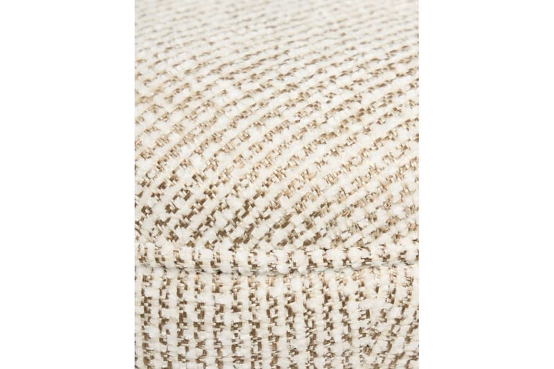 Brenric Howard fotpall 38 cm - Cream/Valnöt - Möbler - Fåtölj & stolar - Pall & puff - Fotpallar