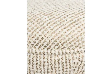 Brenric Howard fotpall 38 cm - Cream/Valnöt - Möbler - Fåtölj & stolar - Pall & puff - Fotpallar