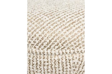 Brenric Howard fotpall 38 cm - Cream/Valnöt - Möbler - Fåtölj & stolar - Pall & puff - Fotpallar