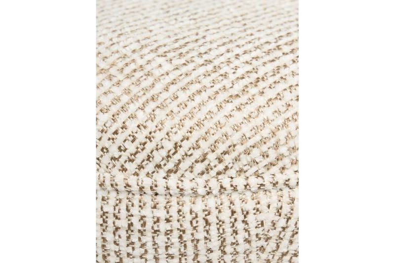 Brenric Howard fotpall 38 cm - Cream/Valnöt - Möbler - Fåtölj & stolar - Pall & puff - Fotpallar