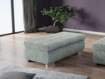 Cerys Fotpall 120 cm - Grå - Möbler - Fåtölj & stolar - Pall & puff - Fotpallar