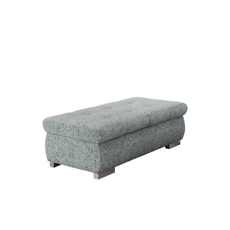 Cerys Fotpall 120 cm - Grå - Möbler - Fåtölj & stolar - Pall & puff - Fotpallar