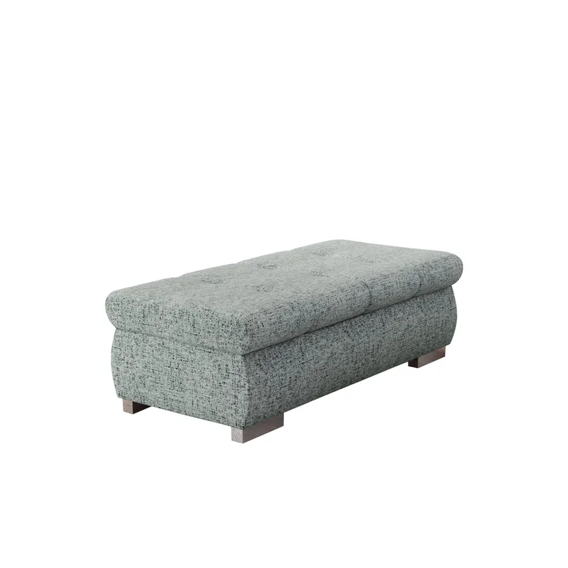 Cerys Fotpall 120 cm, Grå