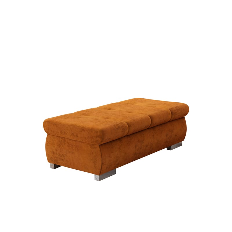 Cerys Fotpall 120 cm, Orange