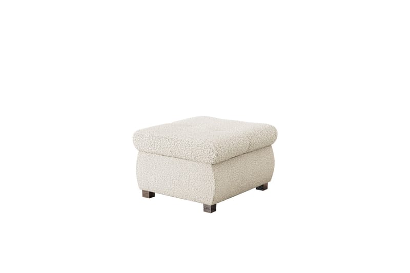 Cerys Fotpall 60 cm - Beige - Möbler - Fåtölj & stolar - Pall & puff - Fotpallar