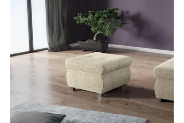 Cerys Fotpall 60 cm - Beige - Möbler - Fåtölj & stolar - Pall & puff - Fotpallar