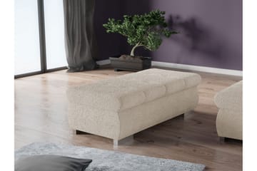 Cerys Fotpall 60 cm - Beige - Möbler - Fåtölj & stolar - Pall & puff - Fotpallar