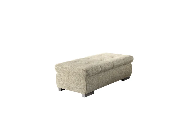 Cerys Fotpall 60 cm - Beige - Möbler - Fåtölj & stolar - Pall & puff - Fotpallar