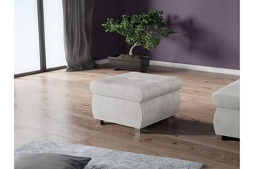 Cerys Fotpall 60 cm - Grå - Möbler - Fåtölj & stolar - Pall & puff - Fotpallar