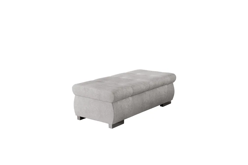 Cerys Fotpall 60 cm - Grå - Möbler - Fåtölj & stolar - Pall & puff - Fotpallar