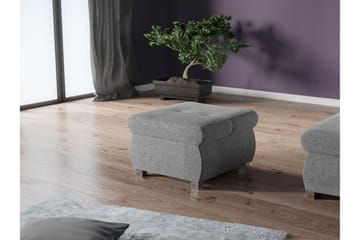 Cerys Fotpall 60 cm - Grå - Möbler - Fåtölj & stolar - Pall & puff - Fotpallar