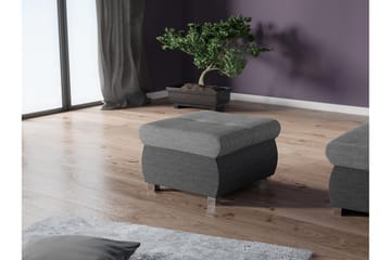 Cerys Fotpall 60 cm - Ljusgrå/Mörkgrå - Möbler - Fåtölj & stolar - Pall & puff - Fotpallar