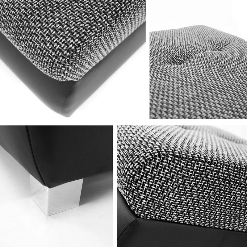 Cerys Fotpall 60 cm - Orange - Möbler - Fåtölj & stolar - Pall & puff - Fotpallar