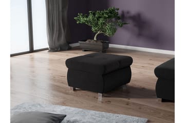 Cerys Fotpall 60 cm - Svart - Möbler - Fåtölj & stolar - Pall & puff - Fotpallar