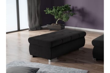 Cerys Fotpall 60 cm - Svart - Möbler - Fåtölj & stolar - Pall & puff - Fotpallar