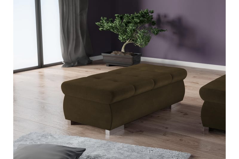 Cerys Sittpuff - Brun - Möbler - Fåtölj & stolar - Pall & puff - Sittpuff