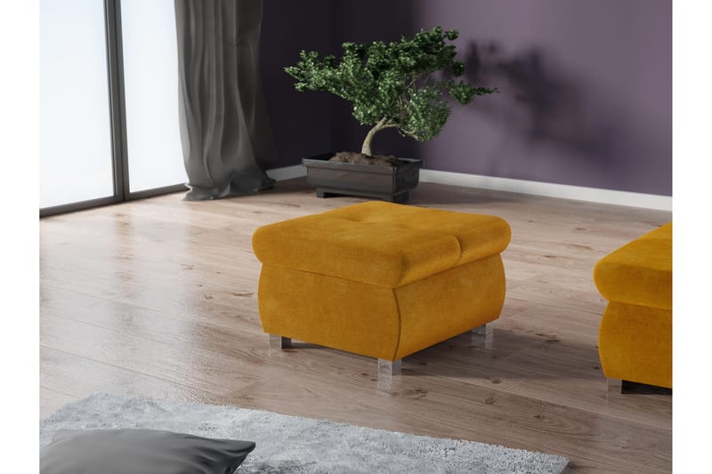 Cerys Sittpuff - Svart - Möbler - Fåtölj & stolar - Pall & puff - Sittpuff