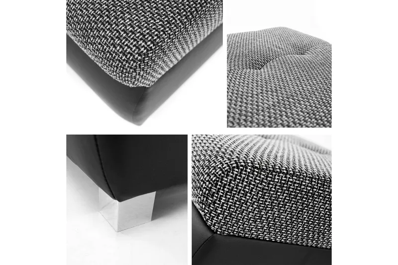 Cerys Sittpuff - Svart - Möbler - Fåtölj & stolar - Pall & puff - Sittpuff