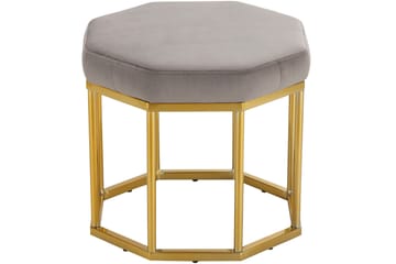 Charites Sittpall - Grå - Möbler - Fåtölj & stolar - Pall & puff